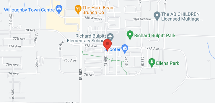 map of 29 7686 209TH STREET